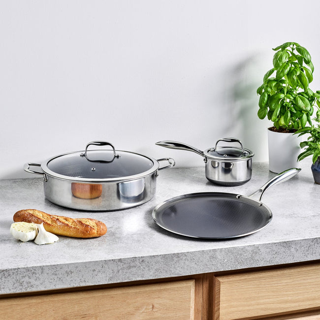 Hexclad Hybrid Cookware Set, 5-piece