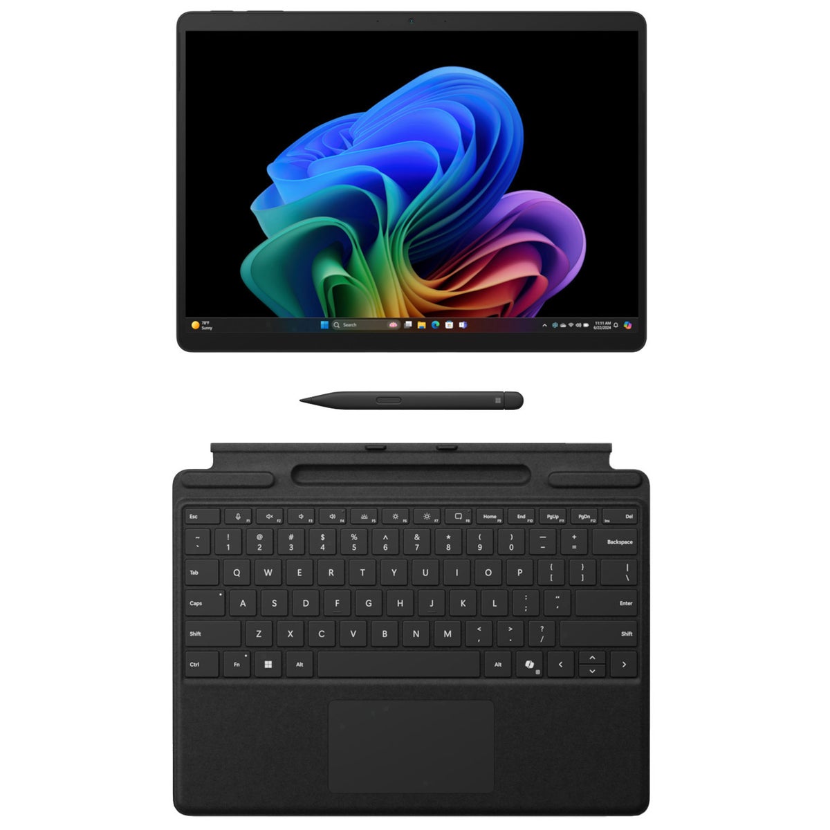 Microsoft Surface Pro Copilot+ PC 13-in. Touchscreen OLED Laptop Bundle, Qualcomm Snapdragon X Elite – 16GB RAM, 1TB SSD, Qualcomm Adreno graphics