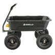 Gorilla 9 Cu. Ft. Heavy Duty Poly Dump Cart with Flat Free Tires