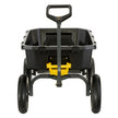 Gorilla 9 Cu. Ft. Heavy Duty Poly Dump Cart with Flat Free Tires