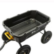 Gorilla 9 Cu. Ft. Heavy Duty Poly Dump Cart with Flat Free Tires