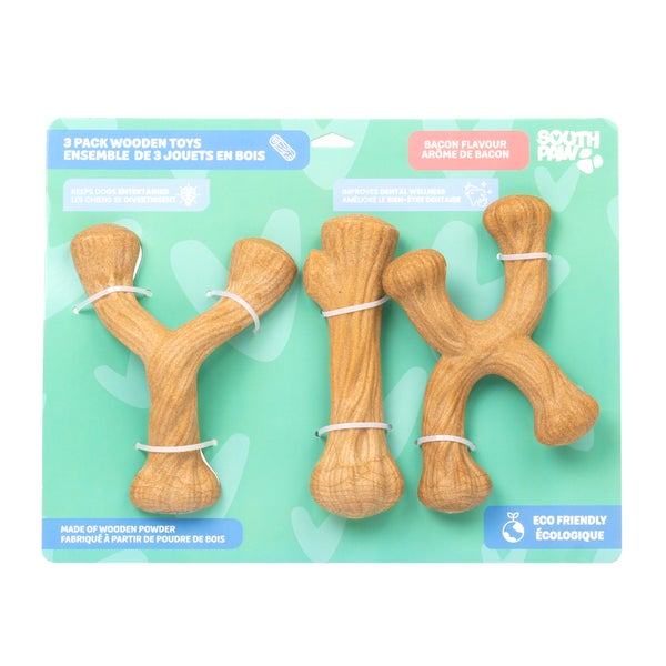 South Paw – Recycled Wood Fibre Toy 3-pack