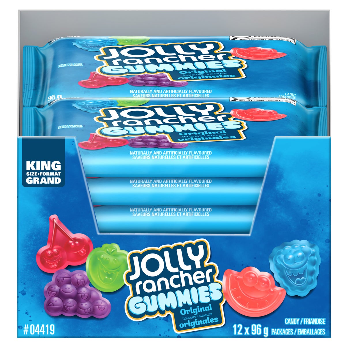 Jolly Rancher Gummies Original Flavours Candies, 12 × 96 g