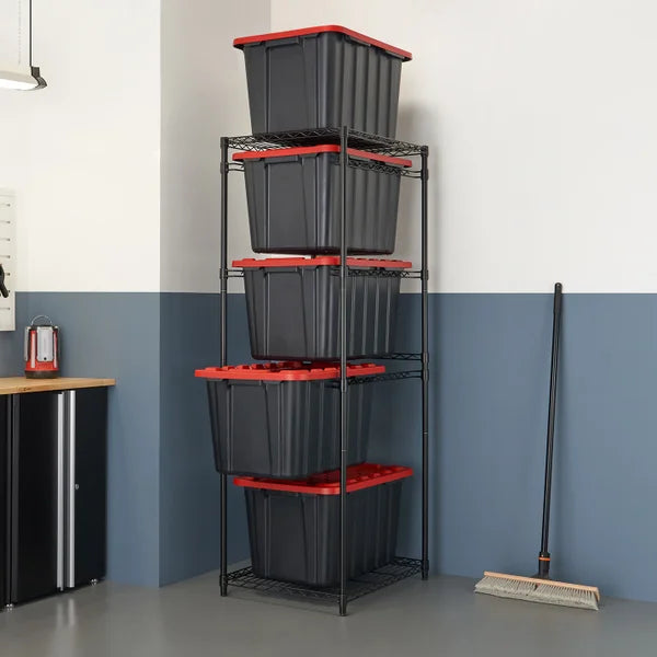 TRINITY 5-Tier Storage Bin Rack