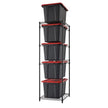 TRINITY 5-Tier Storage Bin Rack