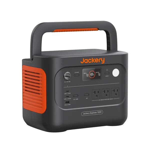 Jackery Explorer 1000 Power Station + SolarSaga 100W mini