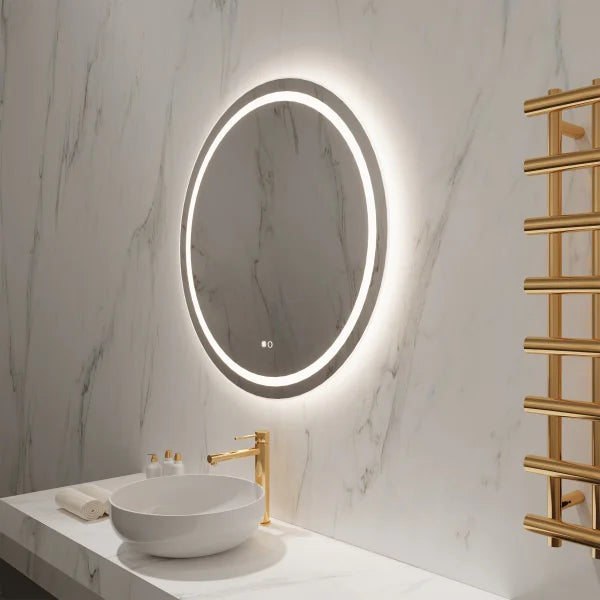 Paris Mirror Kio 32in. Round LED lighted Mirror