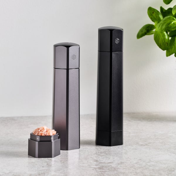 Hexclad HexMill Salt and Pepper Grinder Set