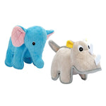 Zeus Safari Tough Buddies Dog Toys, 2pk