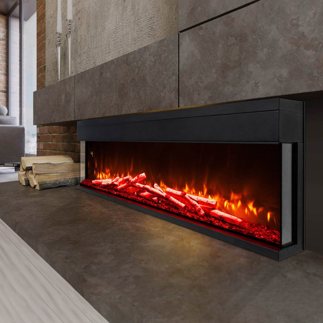 Paramount Crystal Edge 127 cm (50 in.) Multi-Sided Electric Fireplace