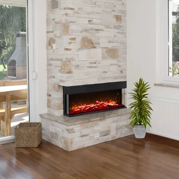 Paramount Crystal Edge 127 cm (50 in.) Multi-Sided Electric Fireplace