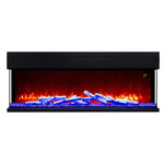 Paramount Crystal Edge 127 cm (50 in.) Multi-Sided Electric Fireplace