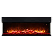 Paramount Crystal Edge 127 cm (50 in.) Multi-Sided Electric Fireplace