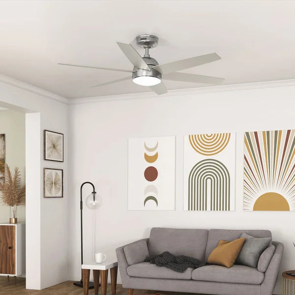 Hunter Anza Brushed Nickel 52 in. Ceiling Fan
