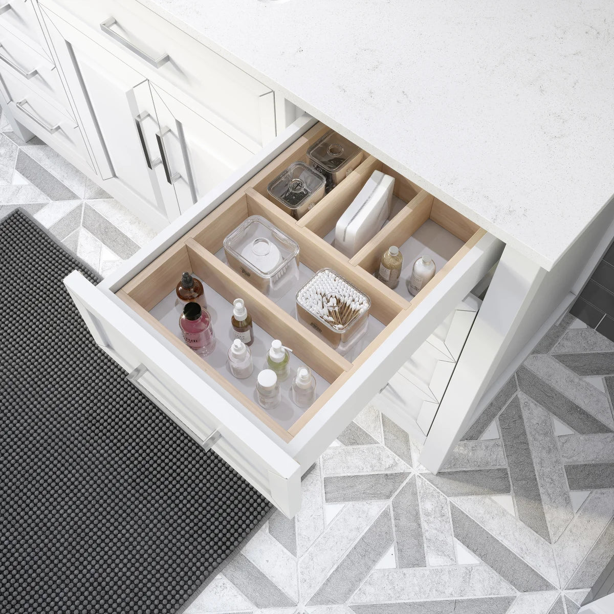 Studio Bathe Thomson Vanity with Power Bar, White