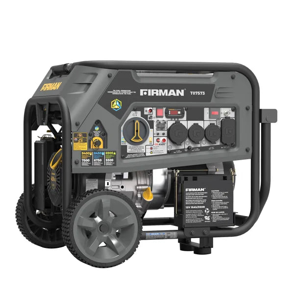 Firman 9,400 W / 7,500 W Tri-fuel Generator with CO Shut Off
