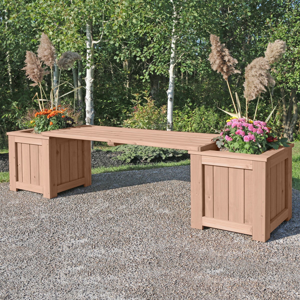 Yardistry Planter Bench