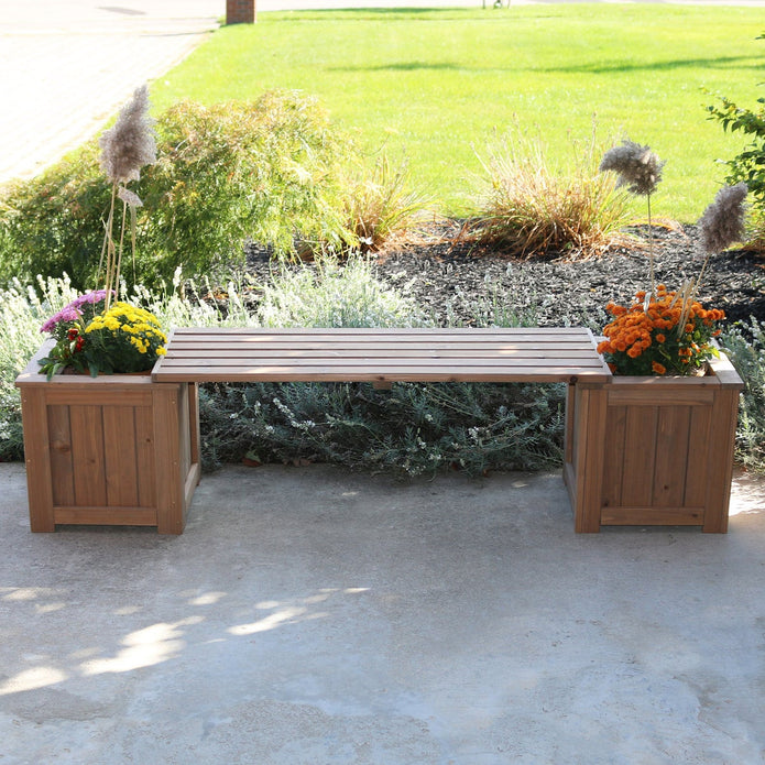 Yardistry Planter Bench