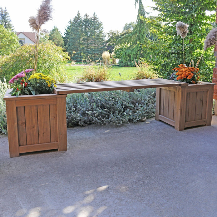 Yardistry Planter Bench