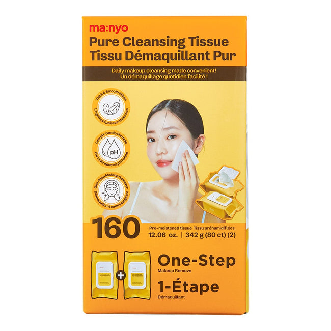 Ma: nyo Pure Cleansing Tissues, 2 x 80