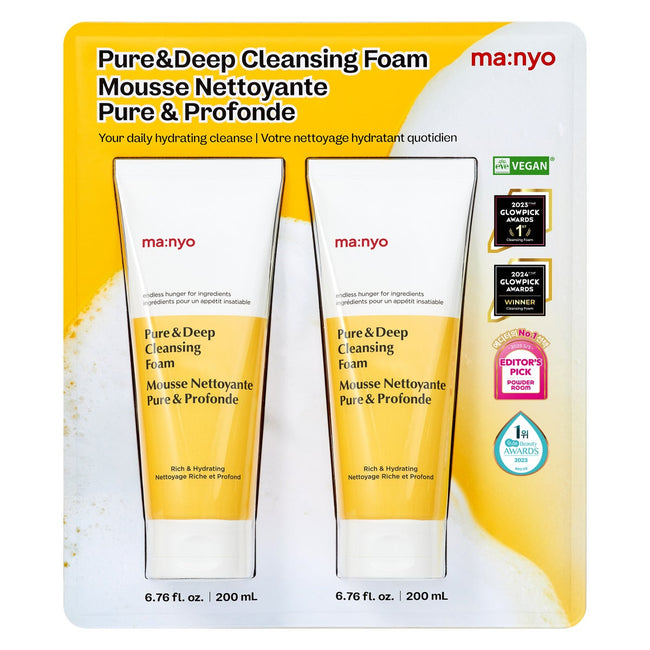 Ma: nyo Pure and Deep Cleansing Foam, 2 x 200 mL