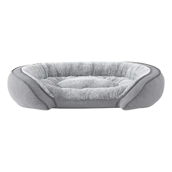 Cuddler Pet Bed 41 in.x 31 in.,  Deja Silver