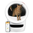 Litter-Robot 4 Self Cleaning Electric Cat Litter Box Exclusive Bundle, White
