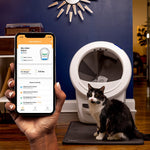 Litter-Robot 4 Self Cleaning Electric Cat Litter Box Exclusive Bundle, White