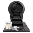Litter-Robot 4 Self Cleaning Electric Cat Litter Box Exclusive Bundle, Black