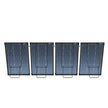 EcoFlow Bifacial Modular Solar Panel, 4 x 125W Modular Solar Panels (500W total)