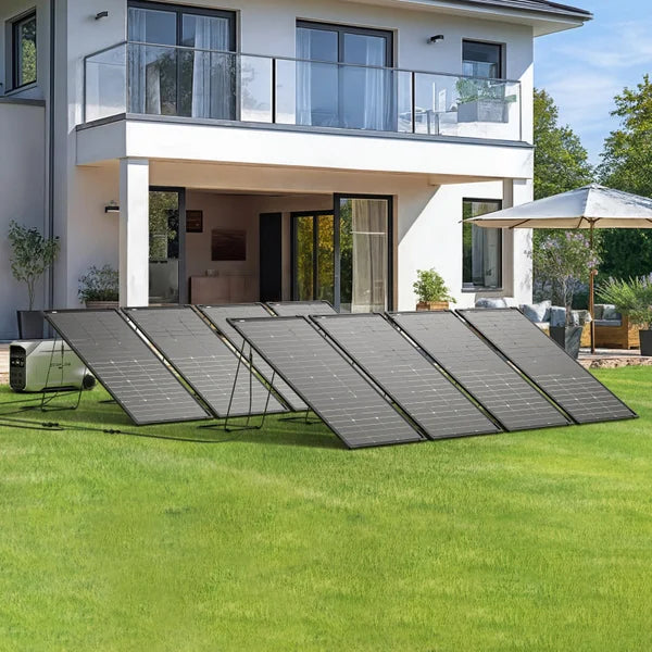 EcoFlow Bifacial Modular Solar Panel, 4 x 125W Modular Solar Panels (500W total)