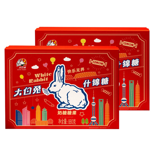 White Rabbit Assorted Candies, 2 × 880 g