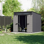 Suncast Modernist 8 ft. x 7 ft. Dual Barn Door Storage Shed