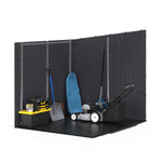 Suncast Modernist 8 ft. x 7 ft. Dual Barn Door Storage Shed