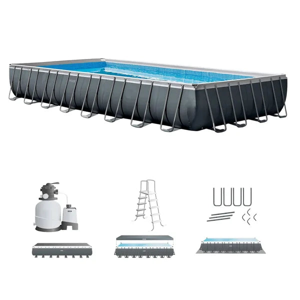 Intex 32 ft. x 16 ft. Ultra XTR Pool Set with Sand Filter Pump