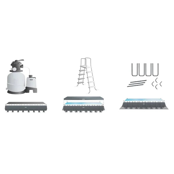 Intex 32 ft. x 16 ft. Ultra XTR Pool Set with Sand Filter Pump