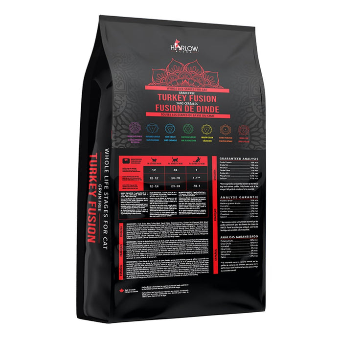 Harlow Blend Turkey Fusion Grain Free All Life Stages Cat Formula, 2 × 5.44 kg (12 lb)