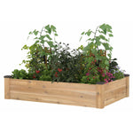 CedarCraft Cedar Raised Garden Bed 33 x 49 x 11"H