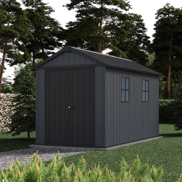 Keter Newton Plus 11 ft. x 7 ft. Configurable Entry Shed