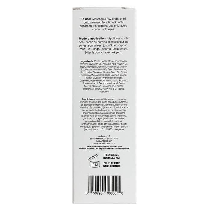 Vitamins and Sea Beauty Dead Sea Minerals and Vitamin C Toning Skin Serum, 2 x 60 mL