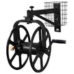 Navigator Single Arm Rotating Hose Reel, Black