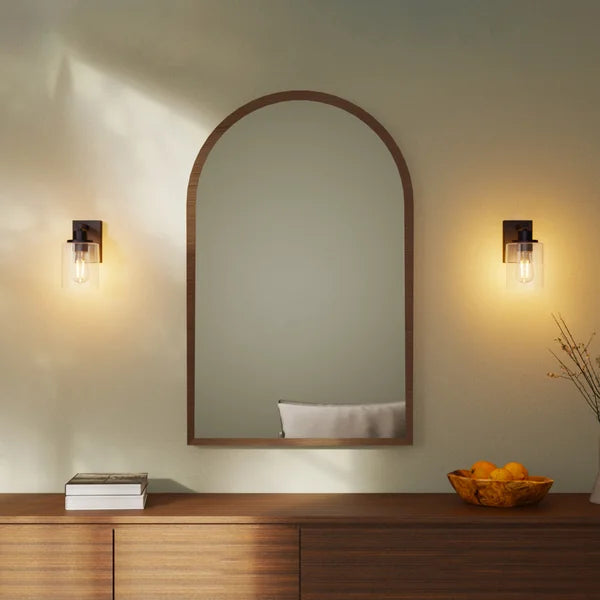 Globe Electric Rechargeable Glass Wall Sconce, 2-pack