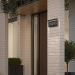 Artika Bowen Outdoor LED Address Light, Black