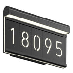 Artika Bowen Outdoor LED Address Light, Black