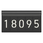 Artika Bowen Outdoor LED Address Light, Black