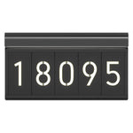 Artika Bowen Outdoor LED Address Light, Black