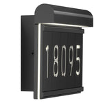 Artika Bowen Outdoor LED Address Light, Black