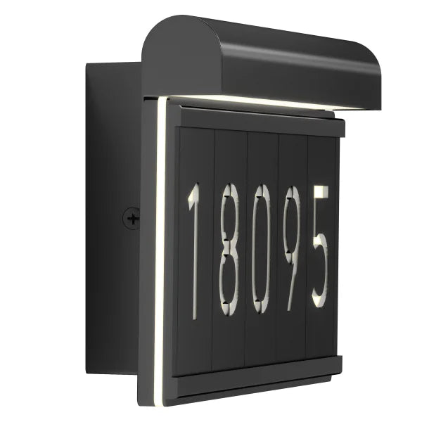 Artika Bowen Outdoor LED Address Light, Black