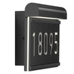 Artika Bowen Outdoor LED Address Light, Black
