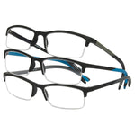 Innovative Eyewear Sport Flex Readers, Pack of 3